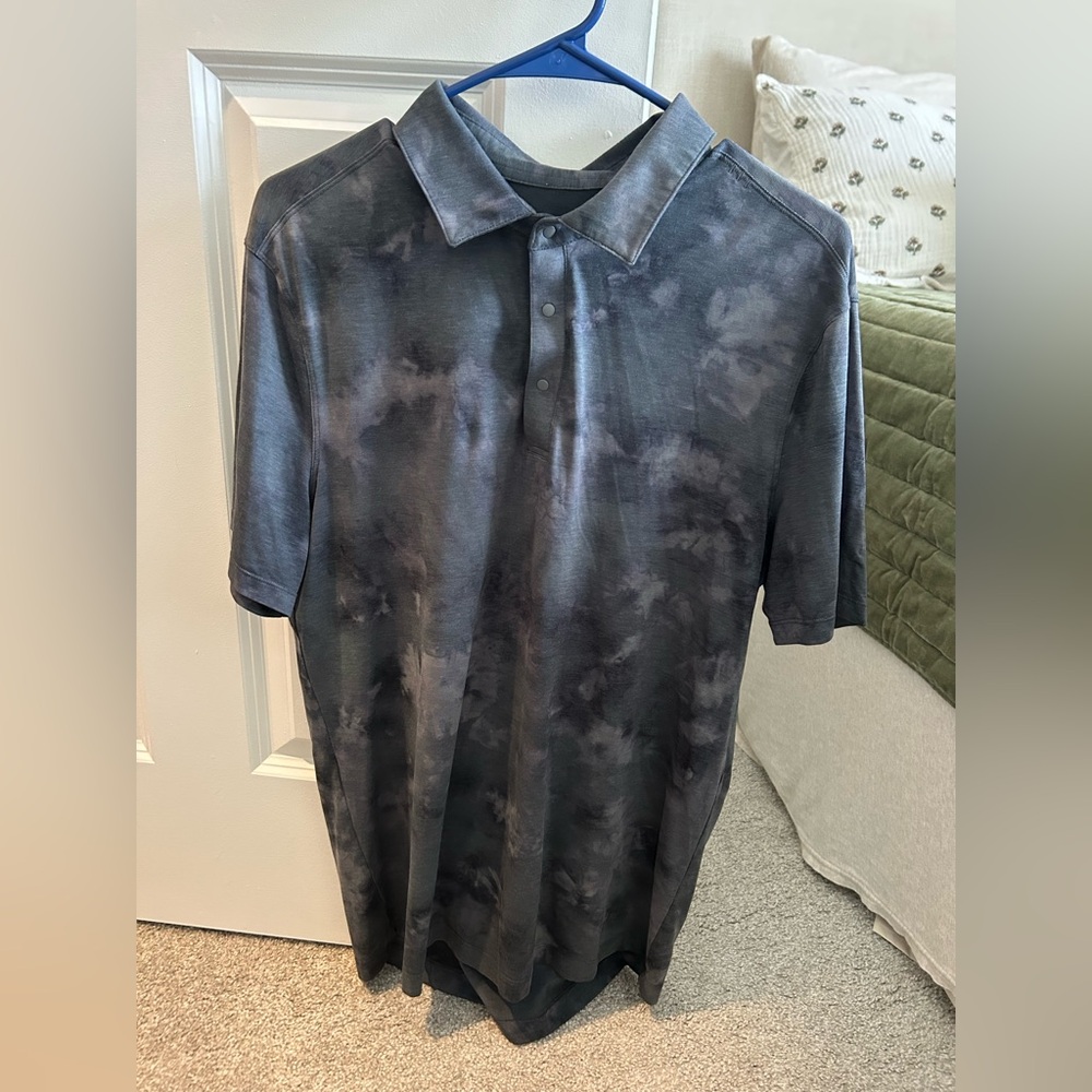 Men’s Lululemon Tie-Dye Polo Shirt